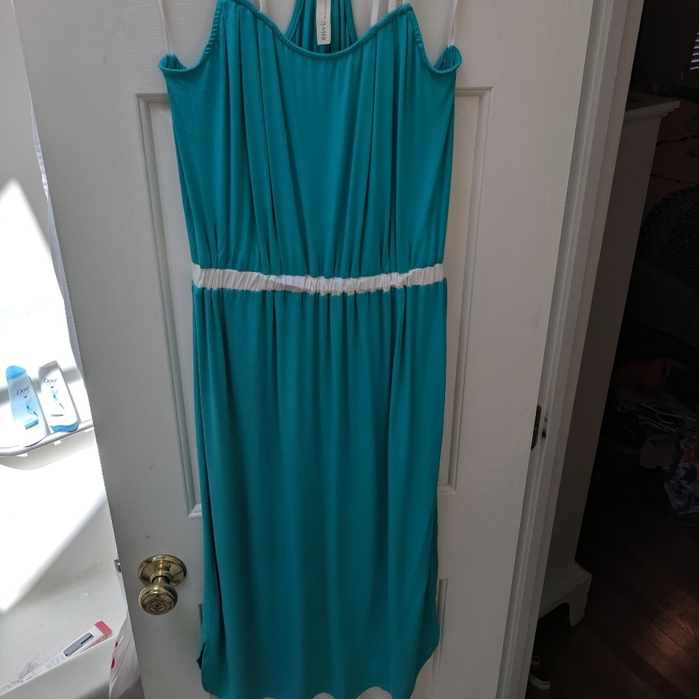 Knit midi sun dress